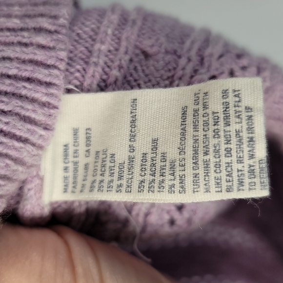 American Eagle Outfitters Lavender Sweater, women's small - Picture 4 of 5